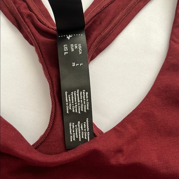DKNY Red Sports Bra Intimates & Sleepwear size L - Picture 4 of 7